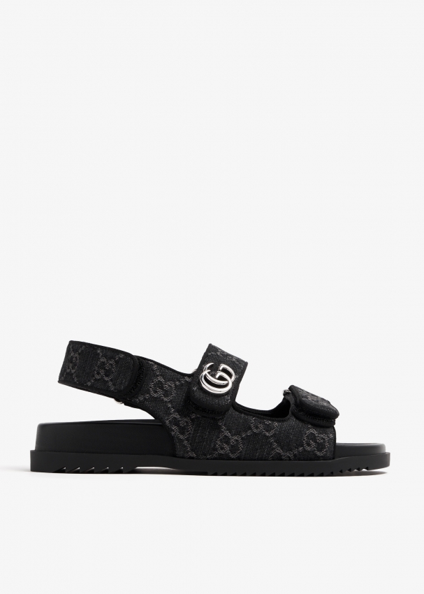 Gucci Double G sandals for Women Black in UAE Level Shoes