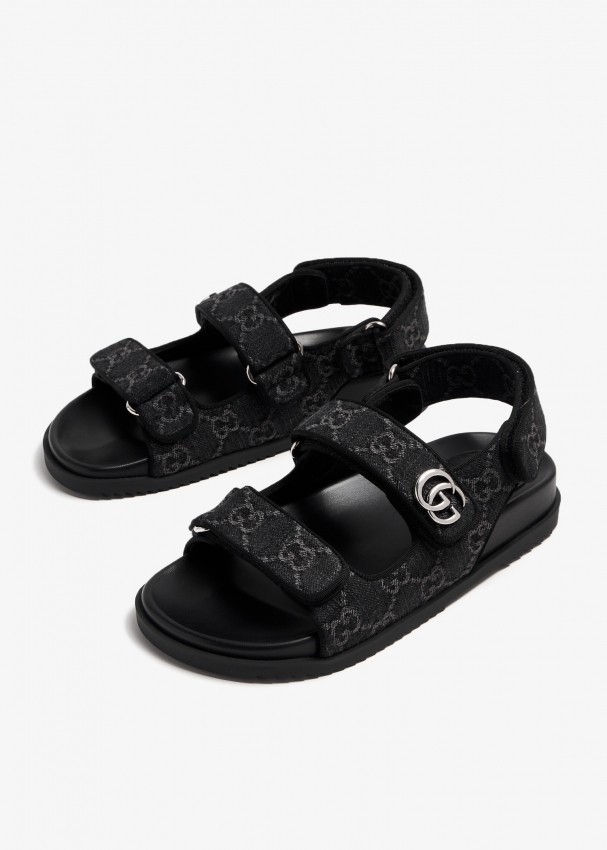 Black hotsell gucci sandals