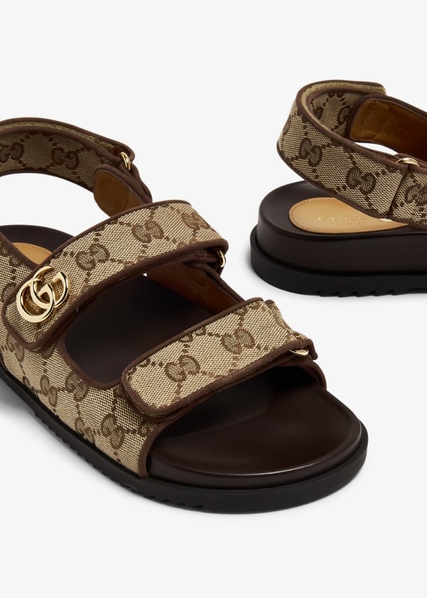 Gucci Double G sandals for Women Printed in UAE Level Shoes