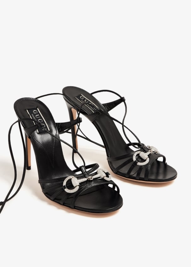 Gucci Horsebit sandals for Women Black in UAE Level Shoes
