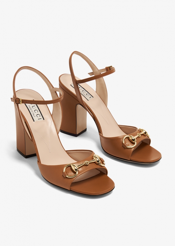 Gucci Lady Horsebit sandals for Women Brown in UAE Level Shoes