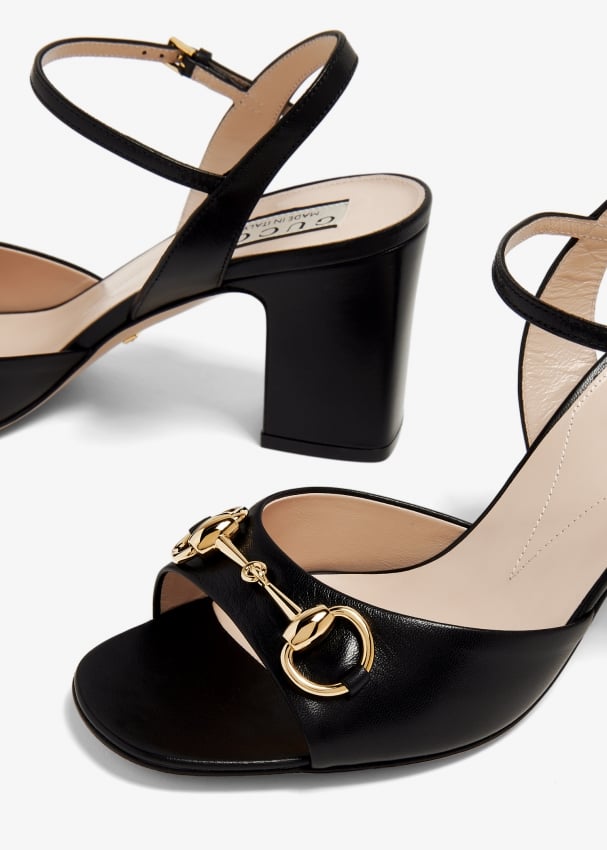 Gucci high heel sandals hot sale