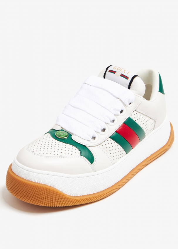 Gucci Screener Web sneakers for Women White in UAE Level Shoes