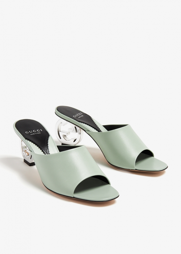 Gucci green sandals on sale