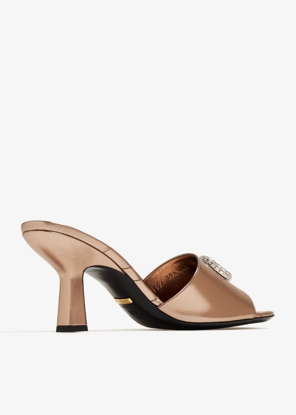 Gucci Marmont mules for Women Metallic in UAE Level Shoes