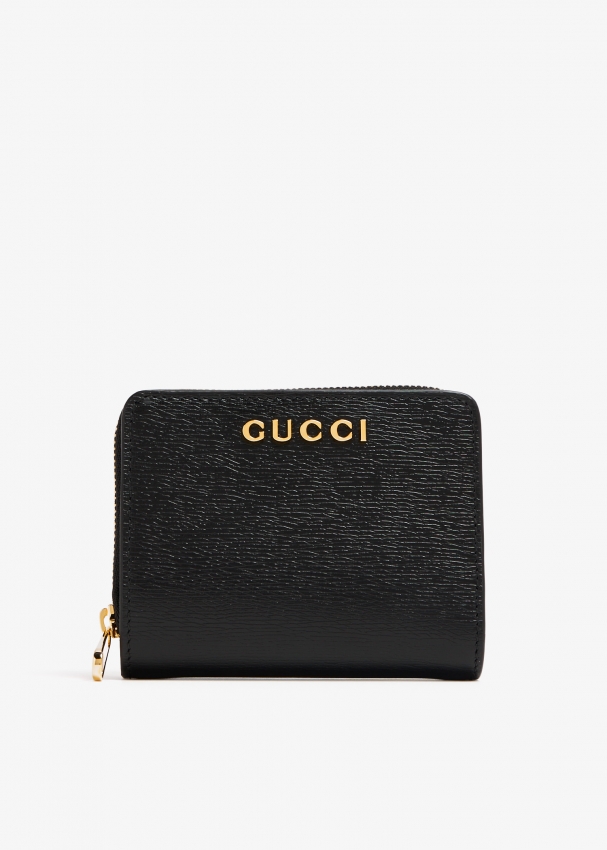 Gucci Gucci Script mini wallet for Women Black in UAE Level Shoes