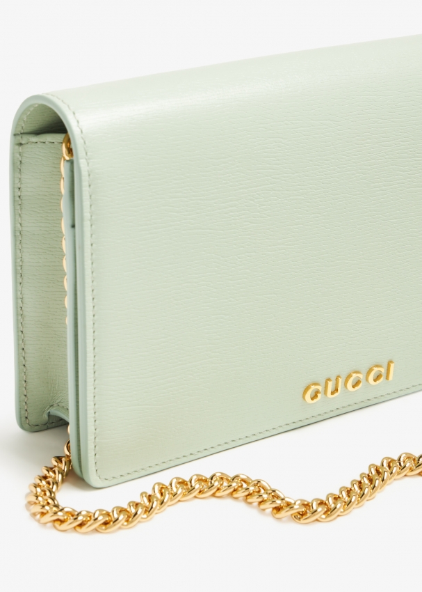 Gucci guccissima discount wallet on chain