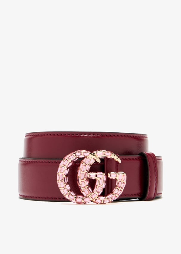 Womens red gucci belt outlet