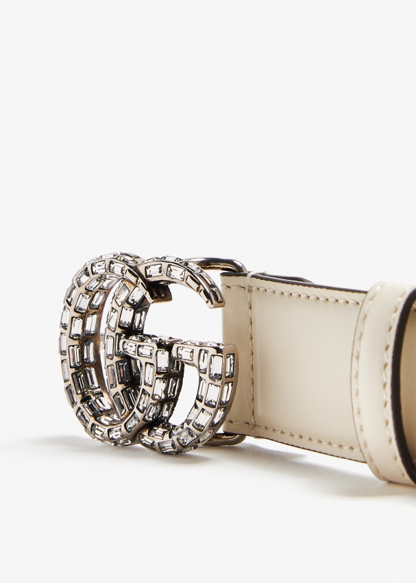 White gg belt on sale