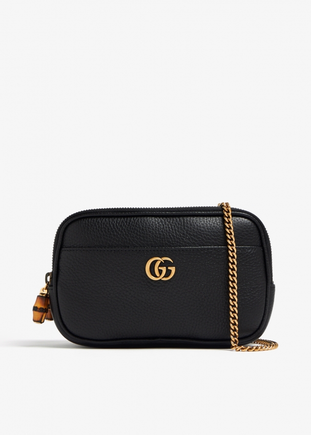 Gucci Double G super mini bag for Women Black in UAE Level Shoes