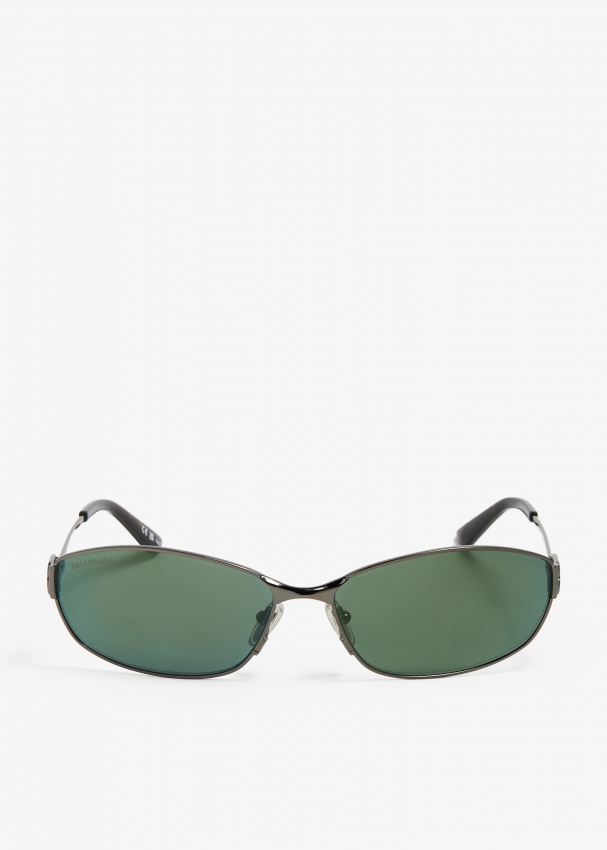 Oval shape best sale sunglasses
