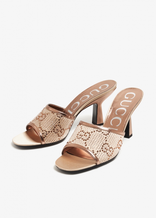 Gucci snake heel sandals on sale