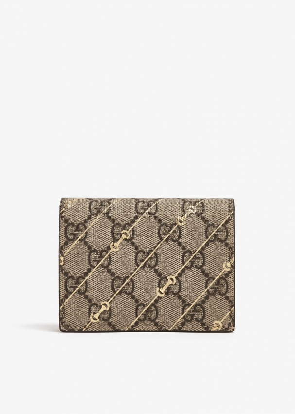 Gucci top print purse