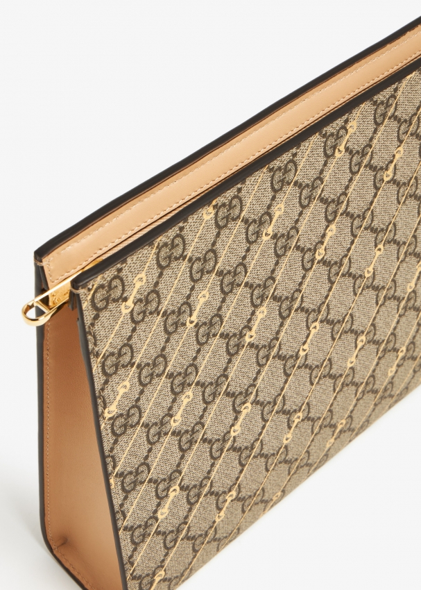 Gucci print sale pouch