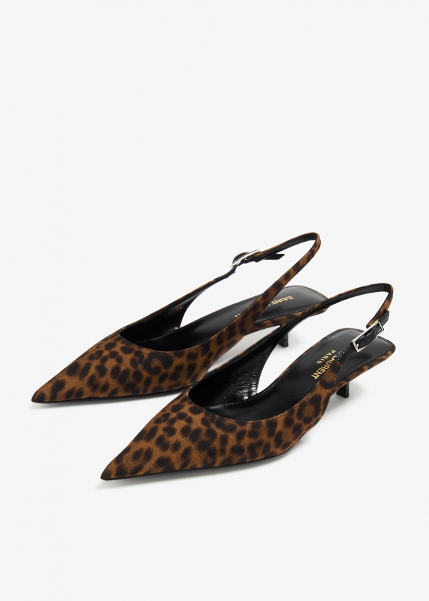 Slingback outlet animal print