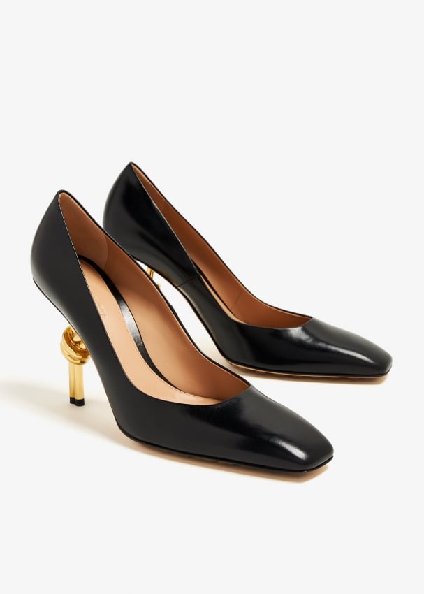 Bottega veneta black heels shop
