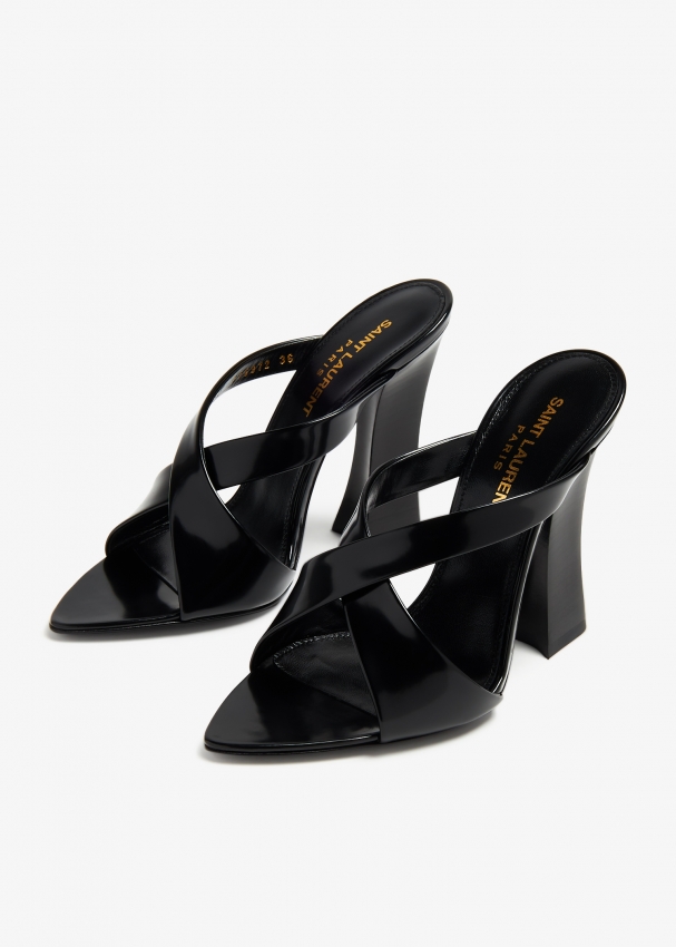 Saint laurent loulou mules sales