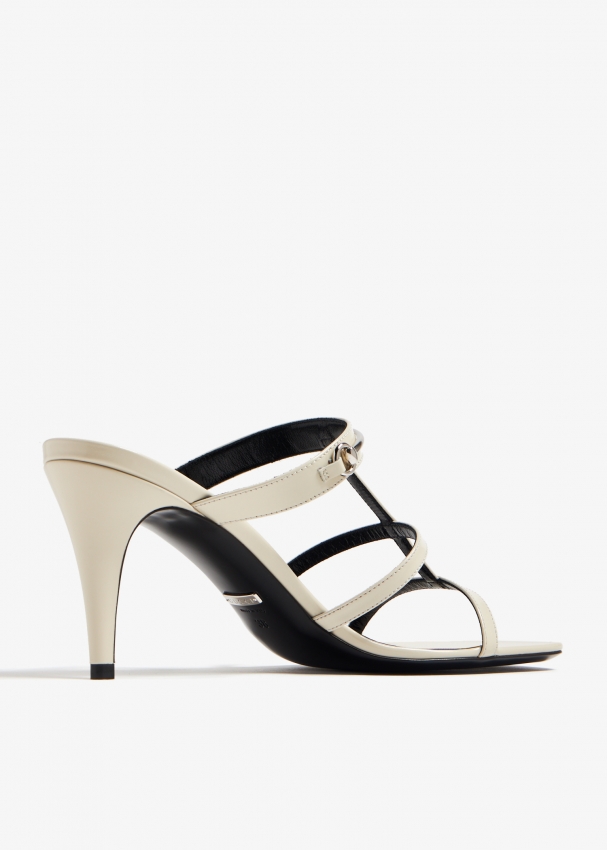 Gucci Slim Horsebit slide sandals for Women White in UAE Level