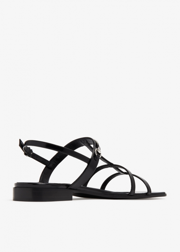 Bamboo flat sandals sales
