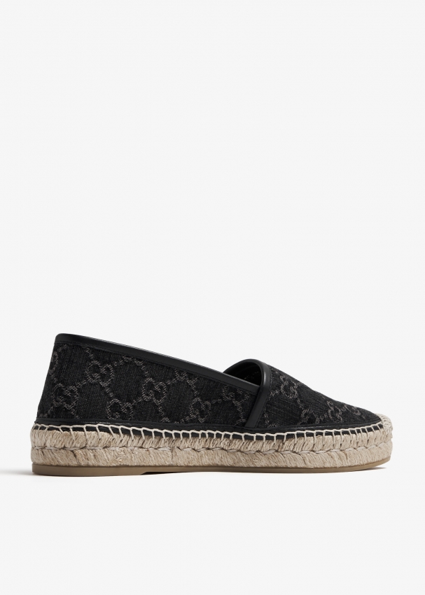 Black canvas cheap espadrilles
