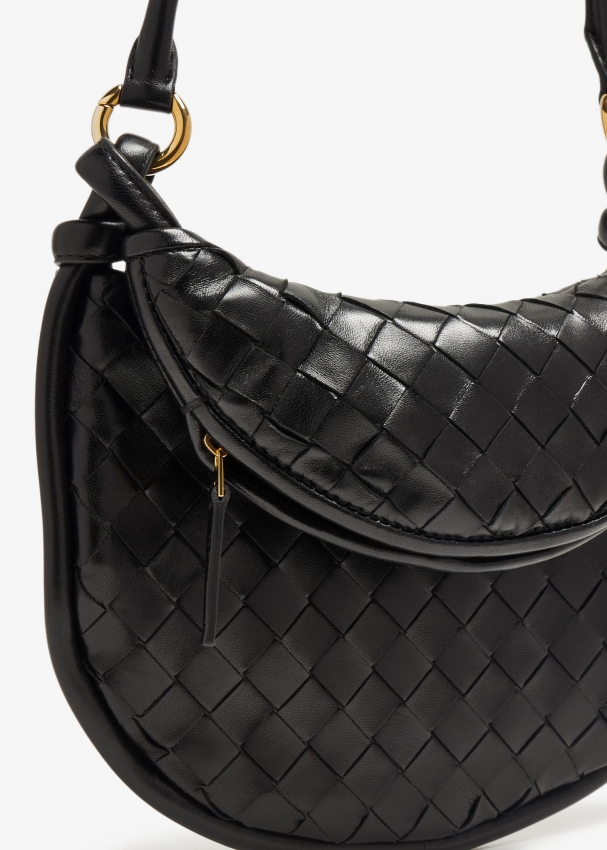 Bottega Veneta Gemelli small shoulder bag for Women Black in Bahrain Level Shoes