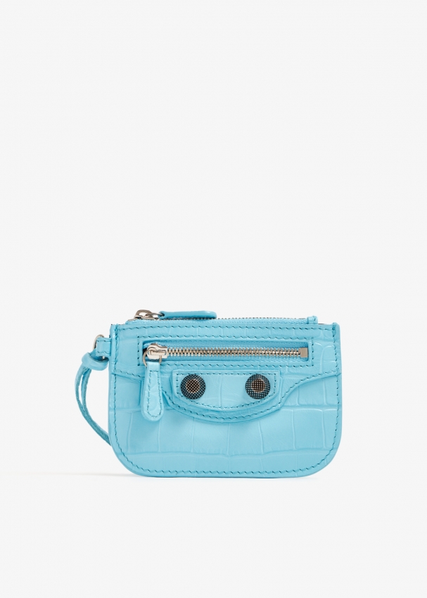 Balenciaga Le Cagole coin purse for Women Blue in KSA Level Shoes