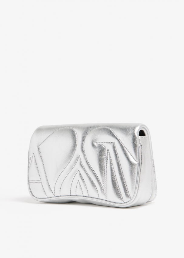 Alexander mcqueen silver bag shop