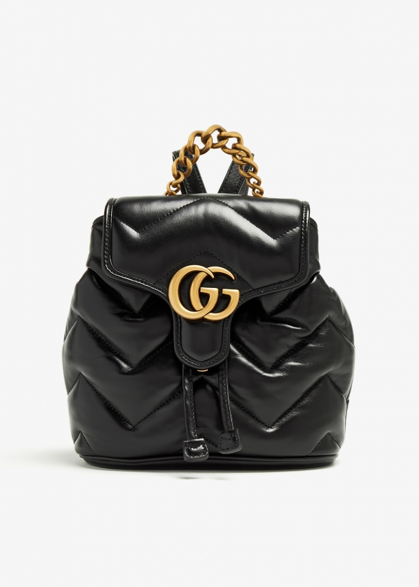 Calfskin matelasse gg marmont backpack black online