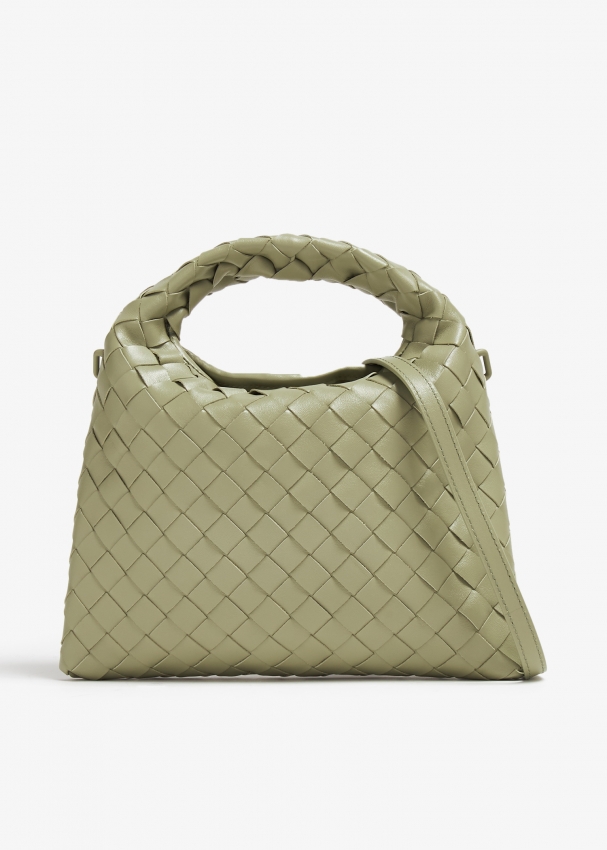 Bottega Veneta Mini Hop hobo bag for Women Green in Bahrain Level Shoes