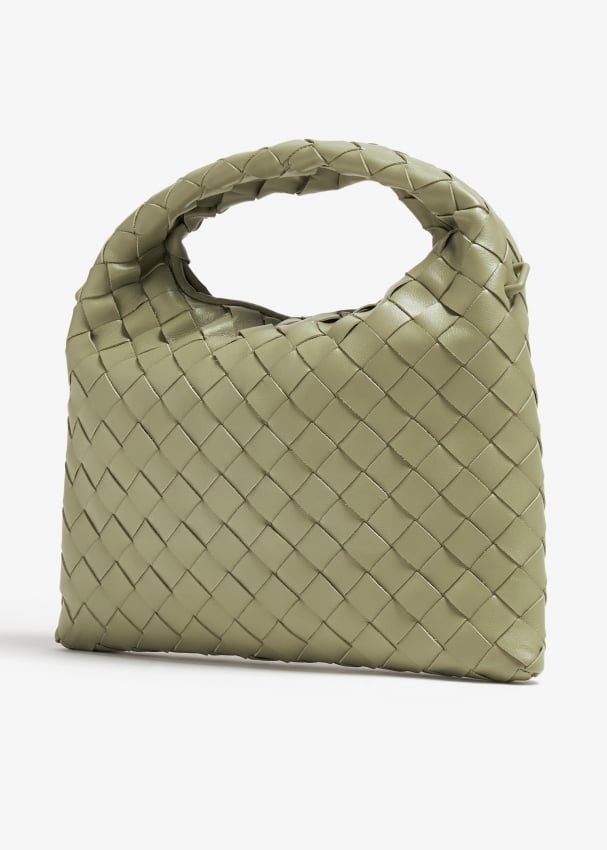 Bottega Veneta Mini Hop hobo bag for Women Green in Bahrain Level Shoes
