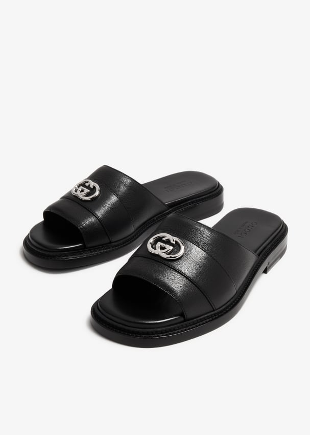 Mens gucci pool on sale slides