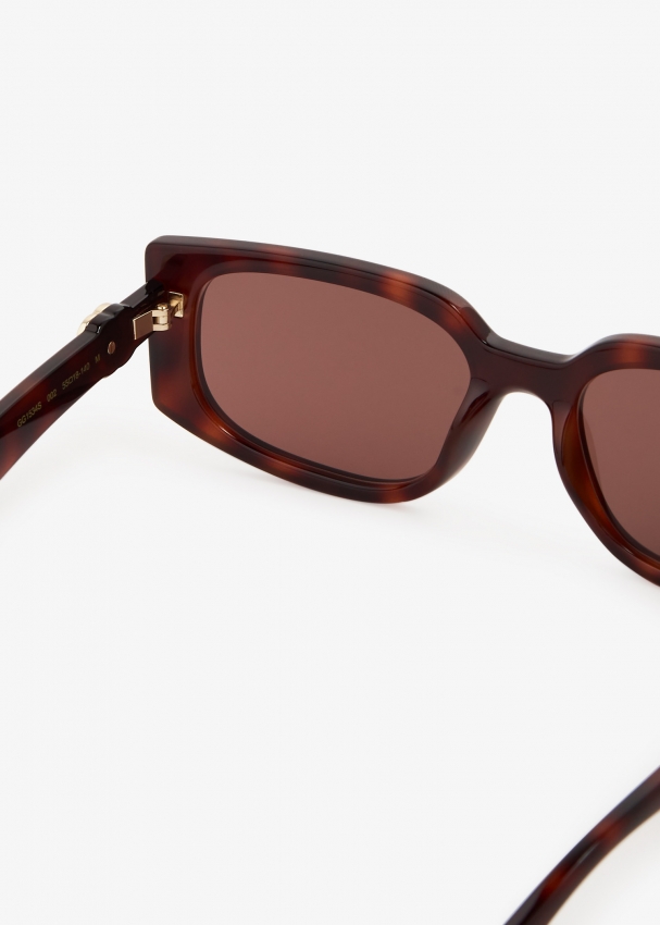Gucci Rectangular frame sunglasses for Women Brown in UAE