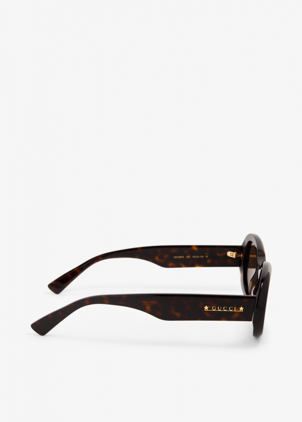 Oval gucci on sale sunglasses