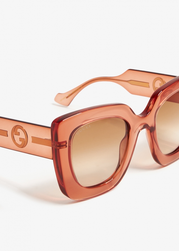 Gucci Square frame sunglasses for Women Brown in UAE Level Shoes