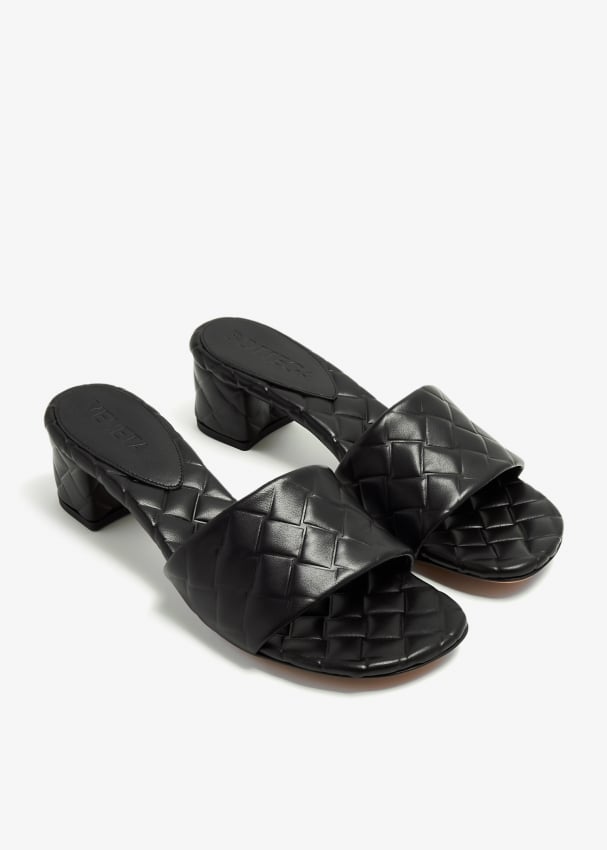 Bottega quilted mules clearance