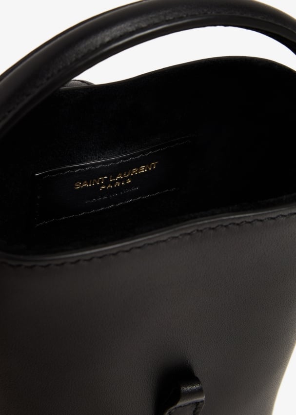 Saint Laurent Le 37 micro bucket bag for Women - Black in UAE | Level Shoes