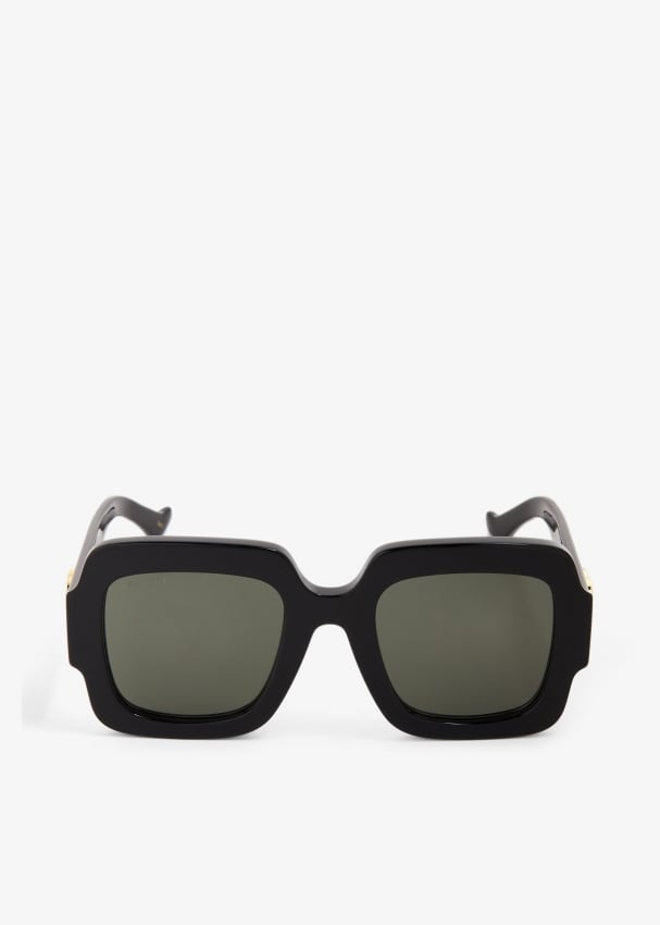 Gucci sunglasses black square shop