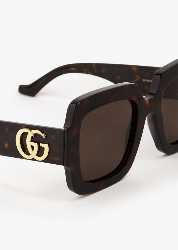 Oversized square 2025 gucci sunglasses