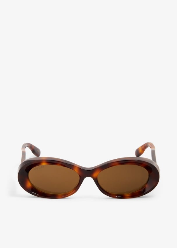 Oval frame sunglasses sale