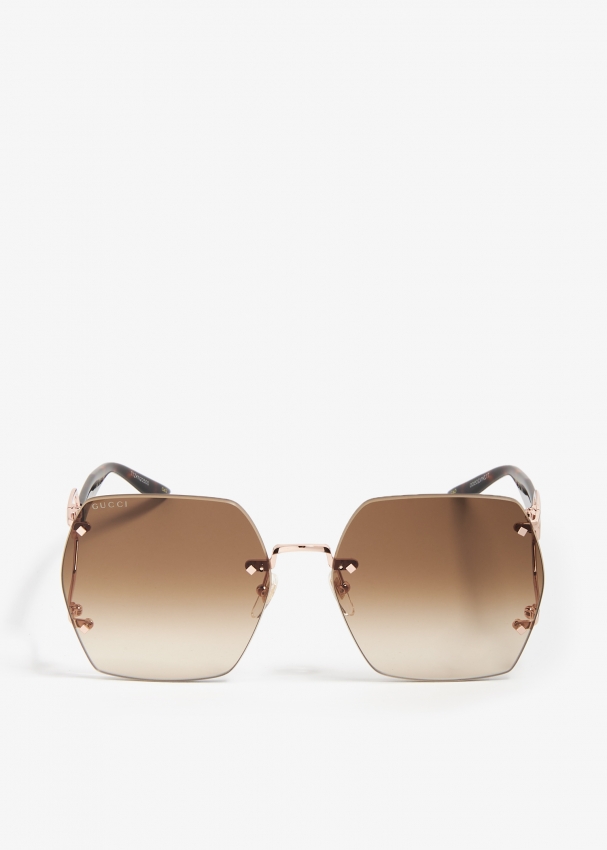 Gucci triangle sunglasses cheap