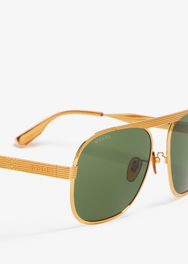Gucci sunglasses men gold shop