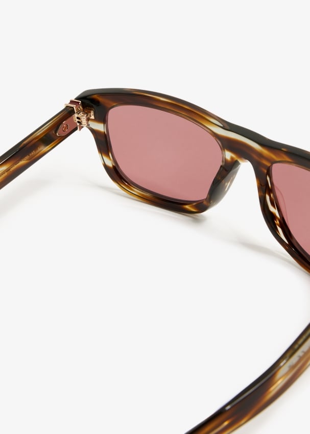 Gucci Square frame sunglasses for Men Brown in UAE Level Shoes