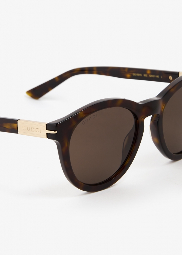 Gucci Round frame sunglasses for Men Brown in UAE Level Shoes