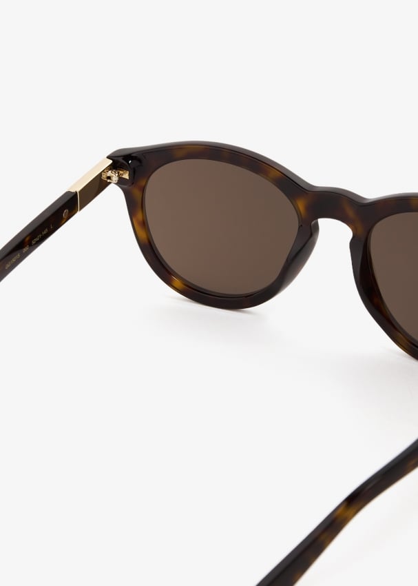 Gucci Round frame sunglasses for Men Brown in KSA Level Shoes