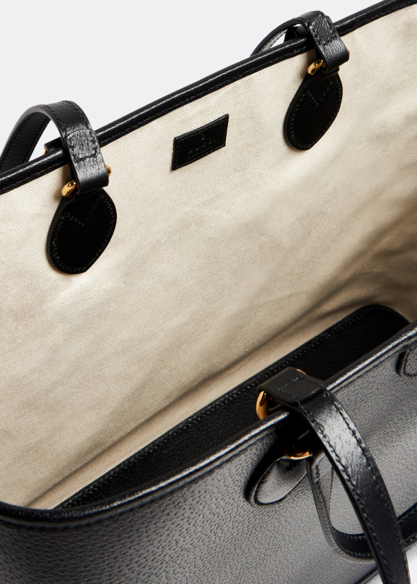 Gucci tote leather deals