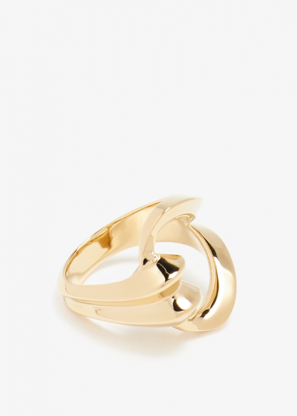 Saint Laurent Loop ring for Women Gold in Kuwait Level Shoes