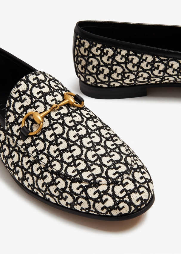 Gucci jordaan fur loafer on sale