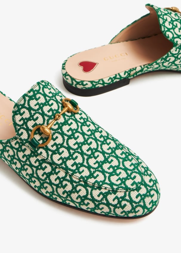 Gucci princetown on sale lace slipper