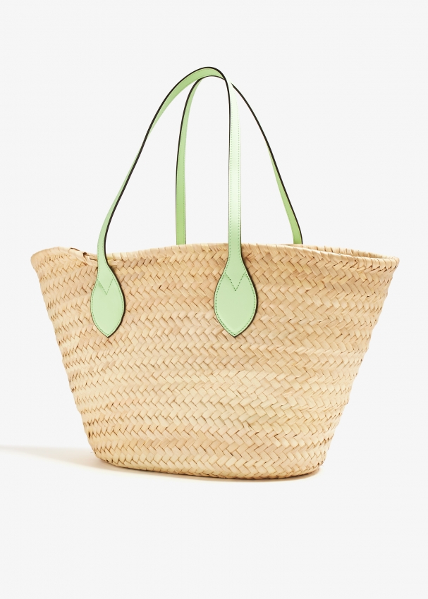 Gucci Logo small straw tote bag for Women Beige in KSA Level Shoes