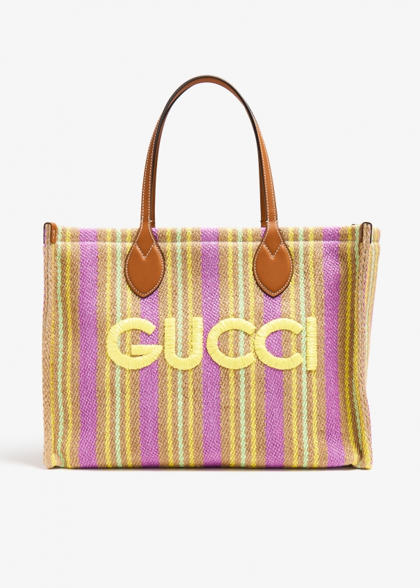 Gucci yellow tote bag cheap